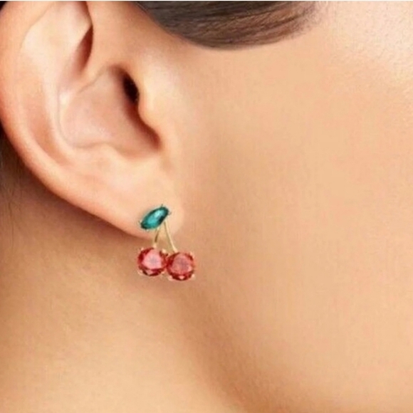 🔹️Kate Spade🔹️Ma Cherie Cherry Necklace and Earrings Jewelry Set (MSRP $146) - Picture 3 of 10
